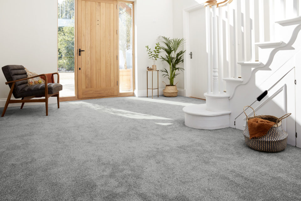 Abingdon Flooring Stainfree Tweed Slate Grey Ls