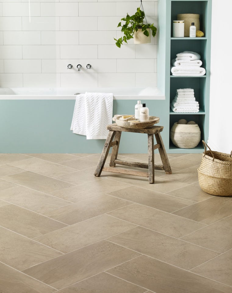 Amtico LVT Amtico Form Silt in Herringbone Pattern